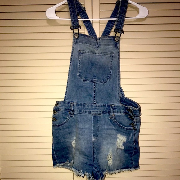 Celebrity Pink Short Overalls - Picture 1 of 2